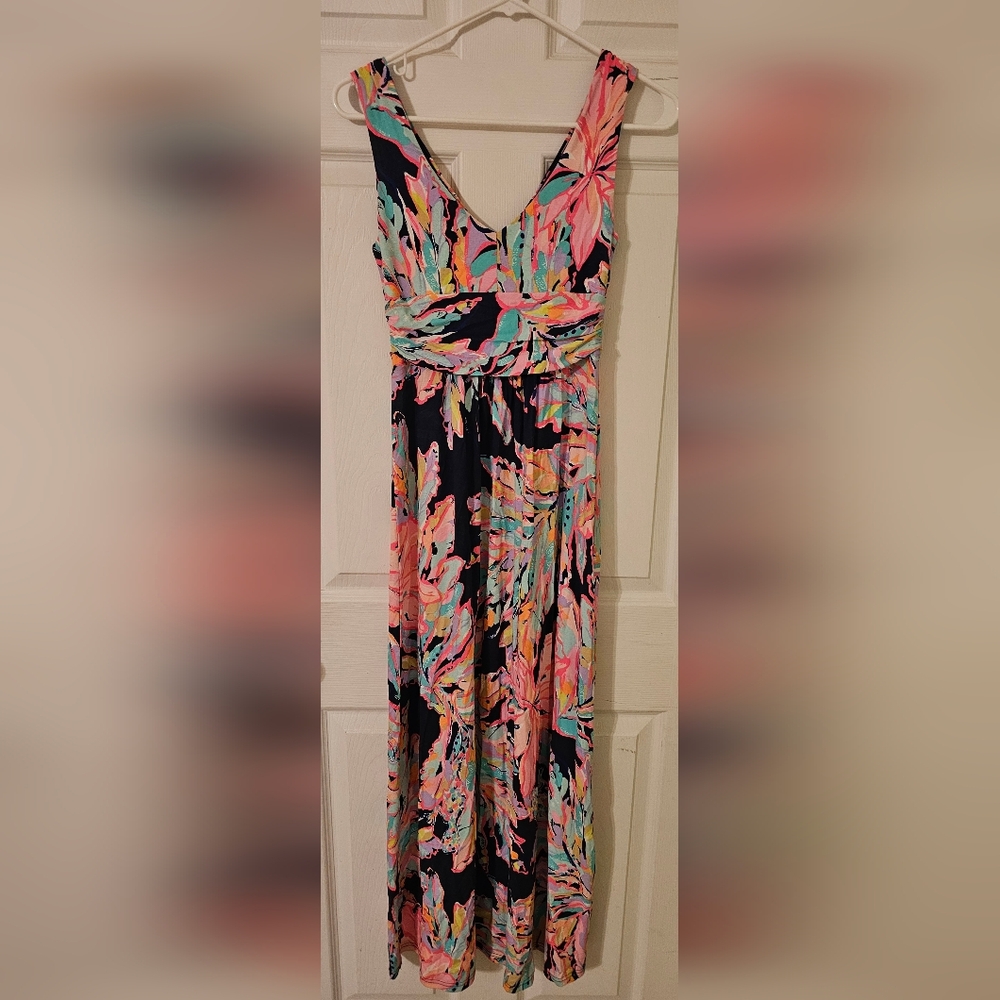 Lilly Pulitzer Maxi Dress with V-Neck